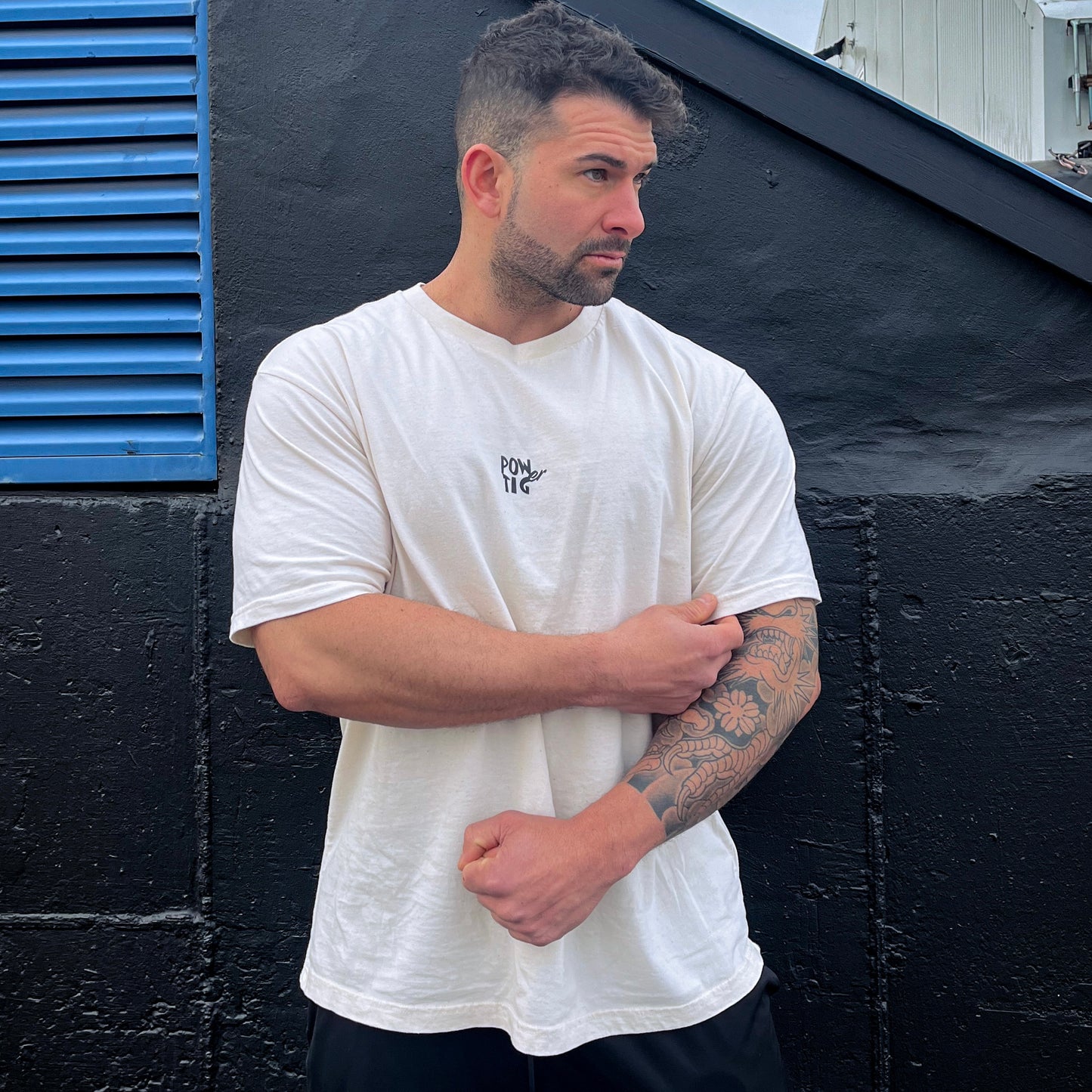 CAMISETA OVERSIZE - NATURAL RAW